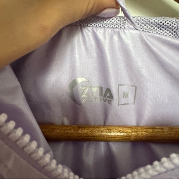 Zyia lilac windbreaker bomber jacket M - Picture 4 of 5